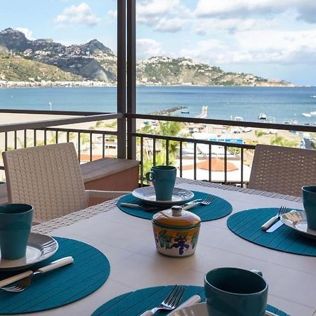 Casablu, Un Delizioso Bilocale Sulla Baia Di Naxos Appartement Giardini-Naxos Buitenkant foto